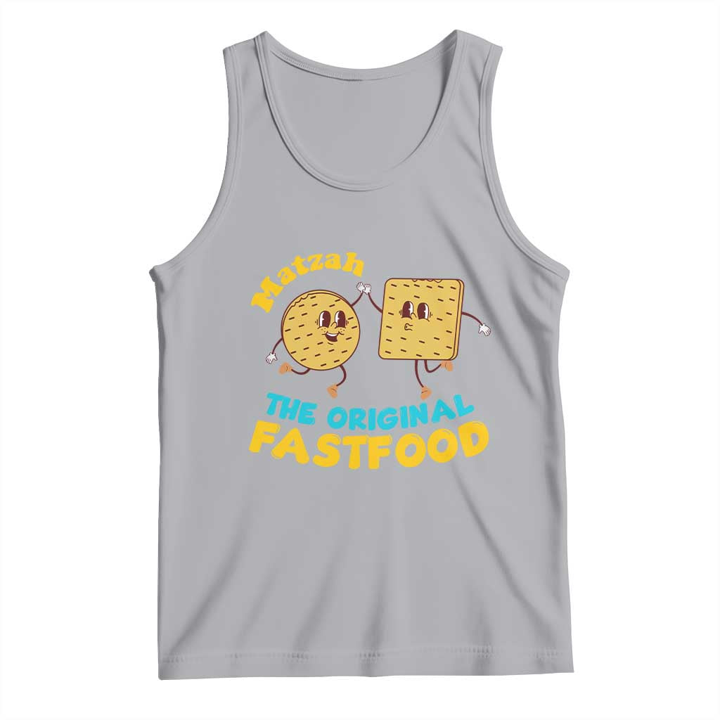 Funny Passover Matzah Tank Top The Original Fast Food Seder Jewish