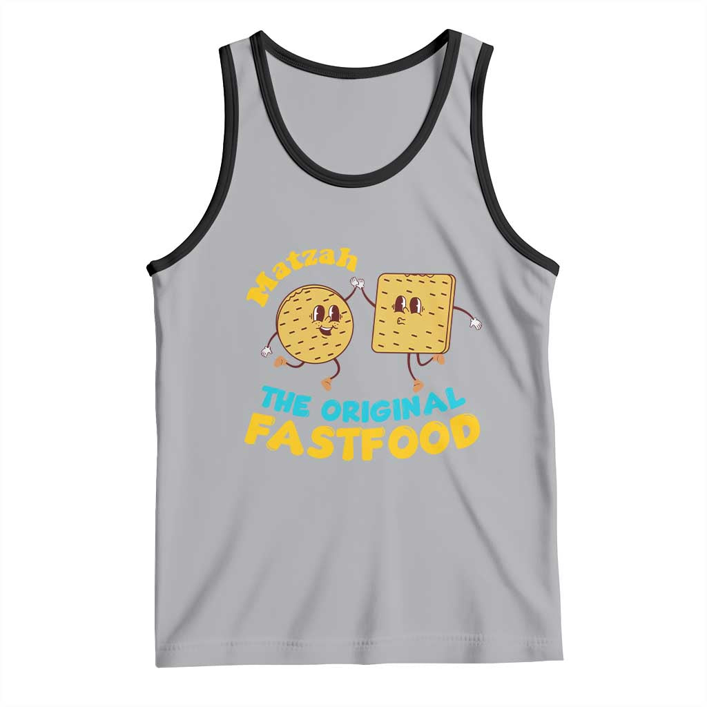Funny Passover Matzah Tank Top The Original Fast Food Seder Jewish