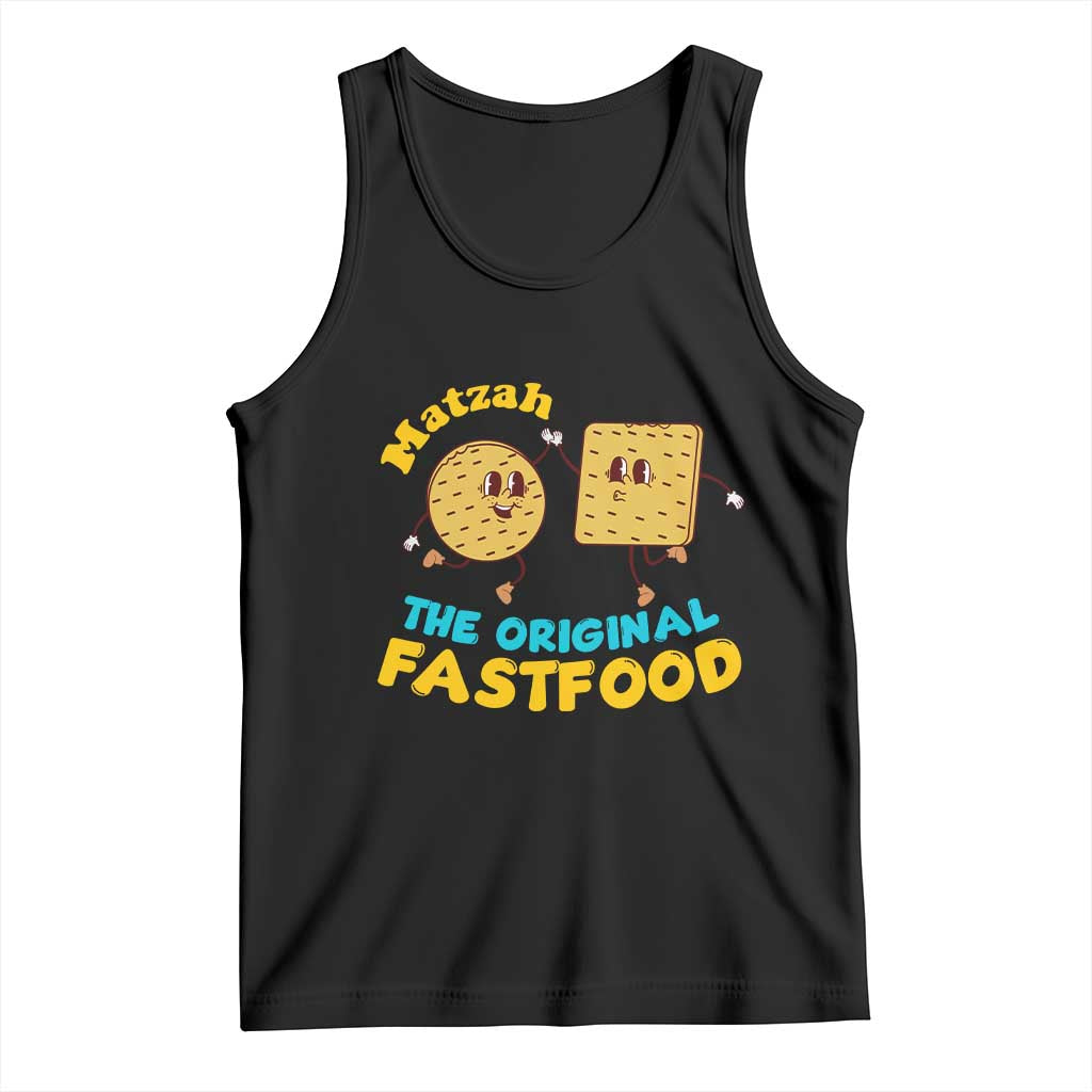 Funny Passover Matzah Tank Top The Original Fast Food Seder Jewish