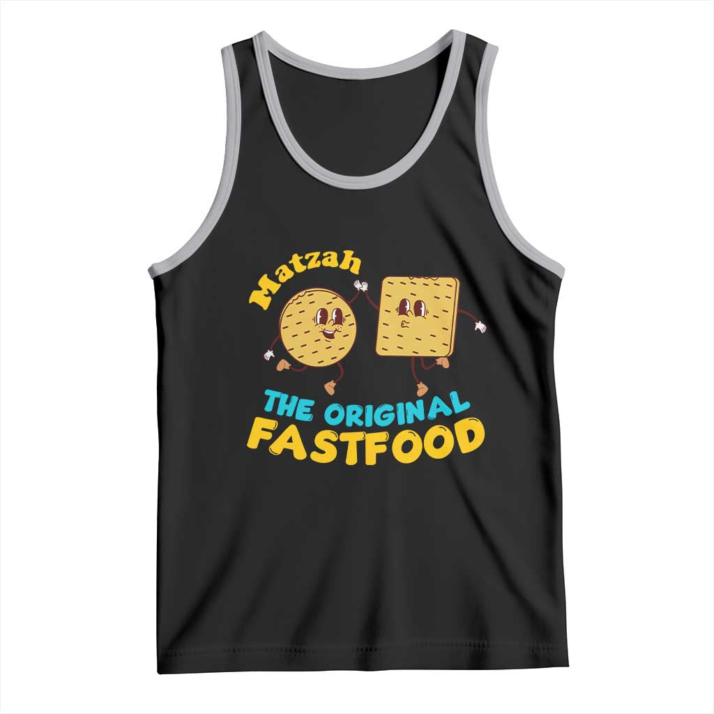 Funny Passover Matzah Tank Top The Original Fast Food Seder Jewish