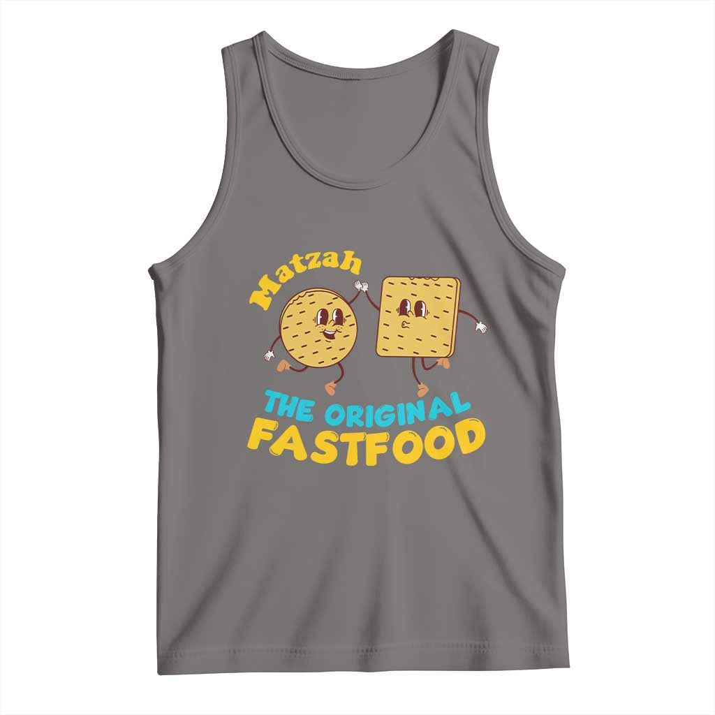 Funny Passover Matzah Tank Top The Original Fast Food Seder Jewish