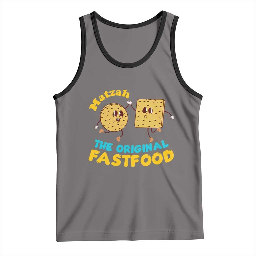 Funny Passover Matzah Tank Top The Original Fast Food Seder Jewish