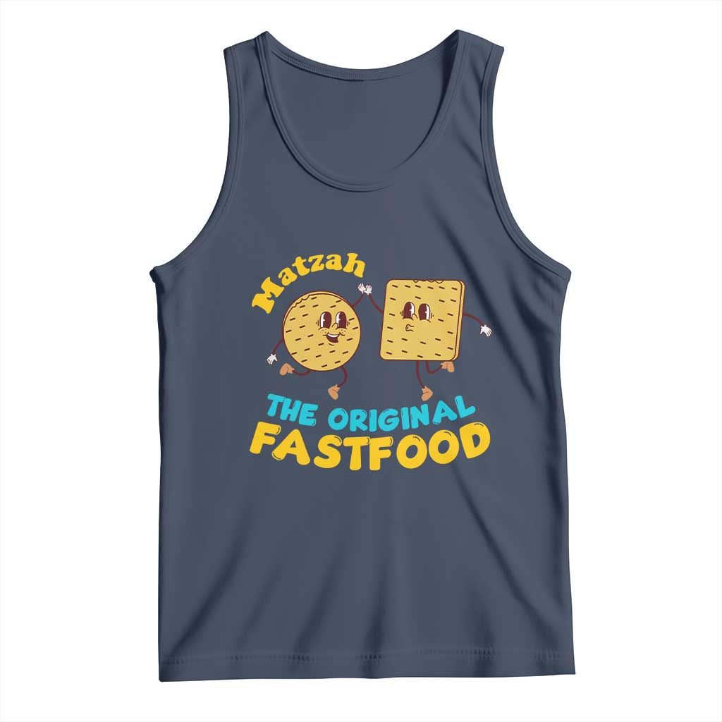 Funny Passover Matzah Tank Top The Original Fast Food Seder Jewish