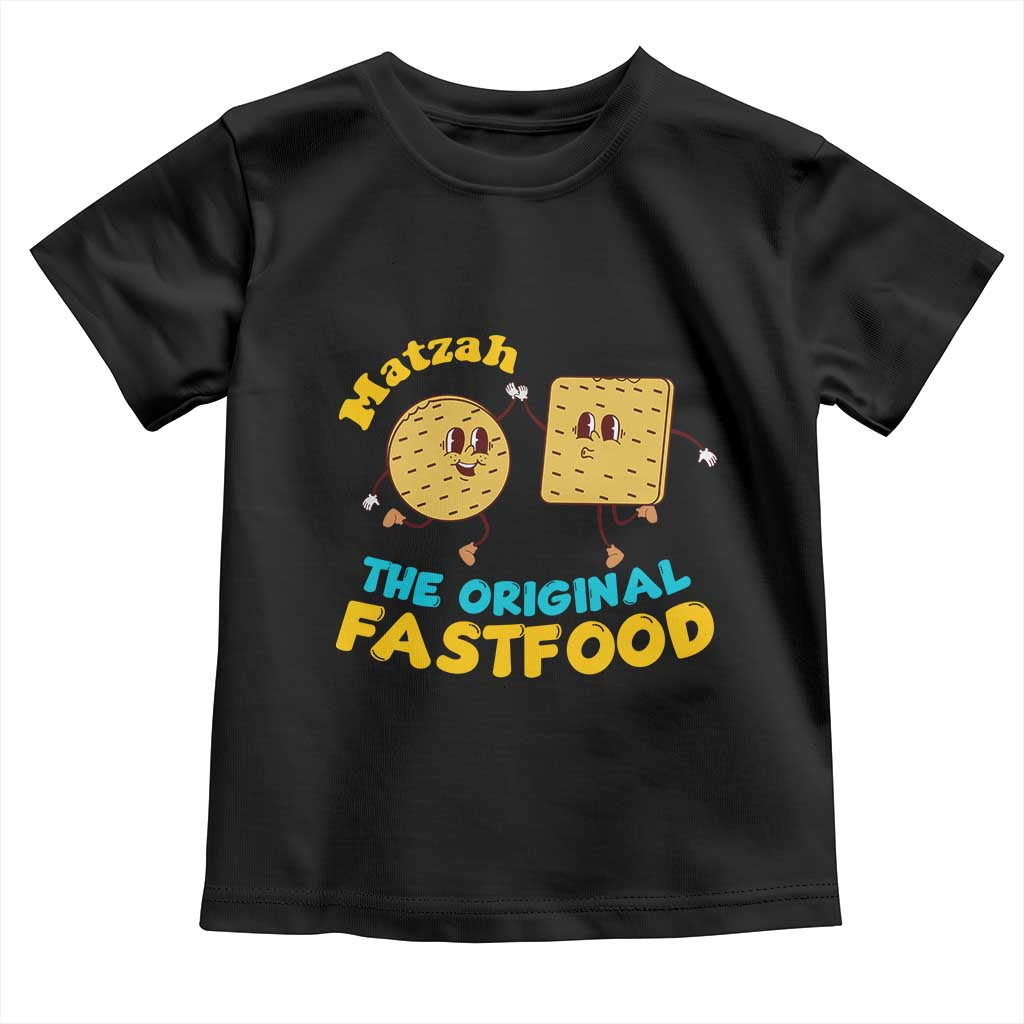 Funny Passover Matzah Toddler T Shirt The Original Fast Food Seder Jewish