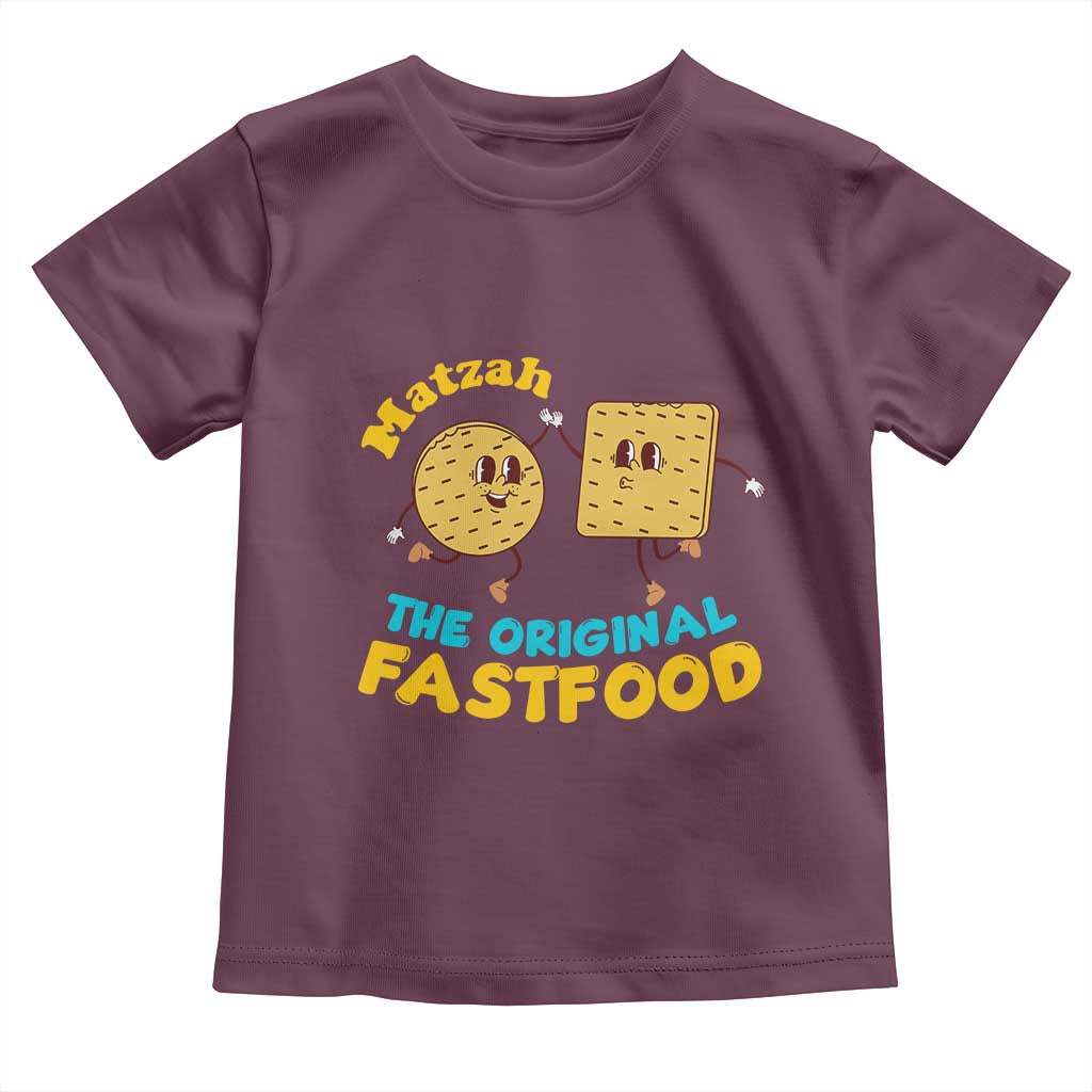 Funny Passover Matzah Toddler T Shirt The Original Fast Food Seder Jewish