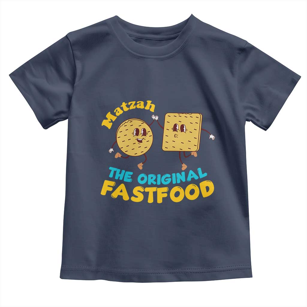 Funny Passover Matzah Toddler T Shirt The Original Fast Food Seder Jewish