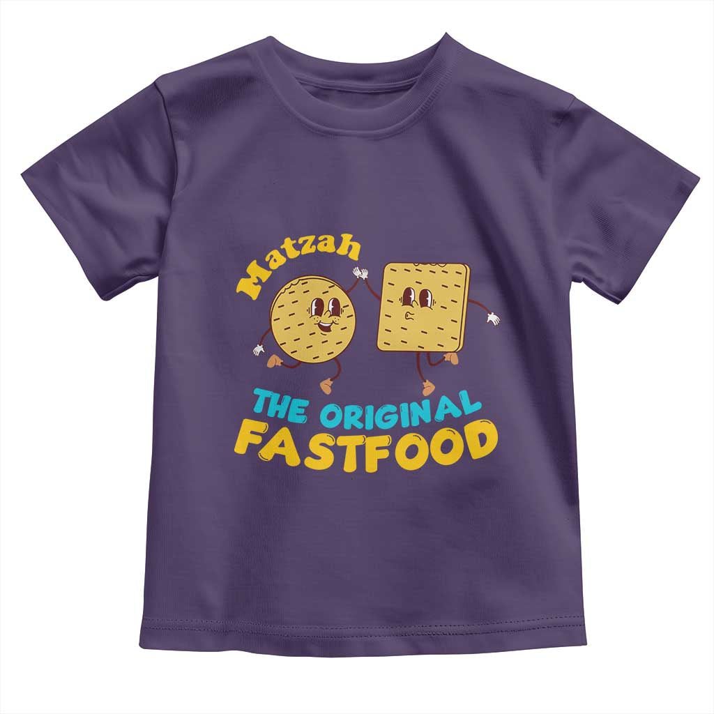 Funny Passover Matzah Toddler T Shirt The Original Fast Food Seder Jewish