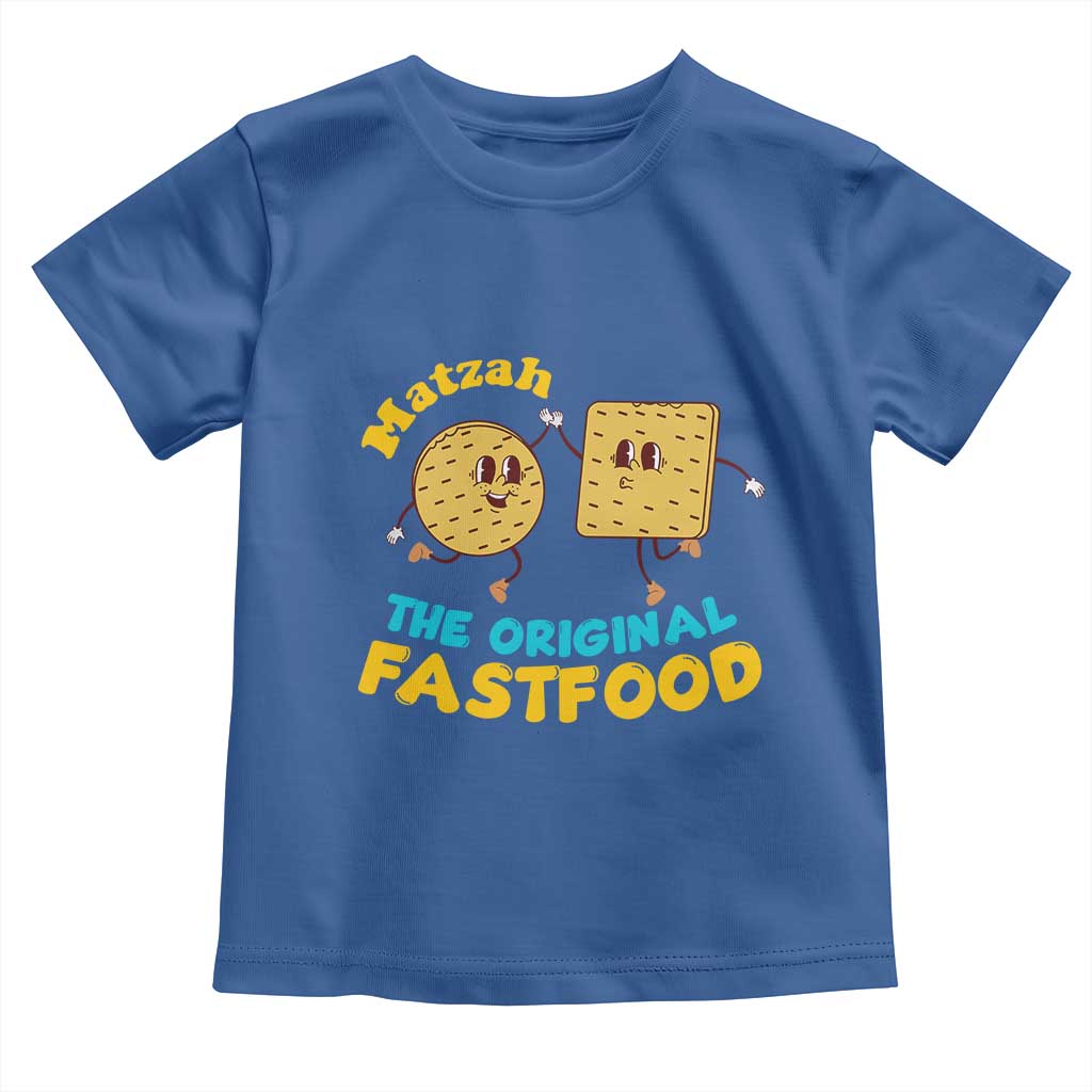 Funny Passover Matzah Toddler T Shirt The Original Fast Food Seder Jewish