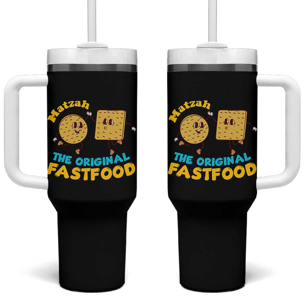 Funny Passover Matzah Tumbler With Handle The Original Fast Food Seder Jewish