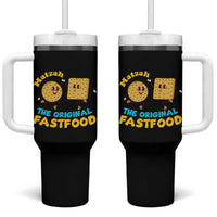 Funny Passover Matzah Tumbler With Handle The Original Fast Food Seder Jewish
