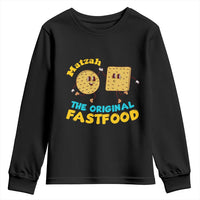 Funny Passover Matzah Youth Sweatshirt The Original Fast Food Seder Jewish