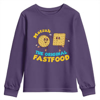 Funny Passover Matzah Youth Sweatshirt The Original Fast Food Seder Jewish