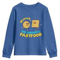 Funny Passover Matzah Youth Sweatshirt The Original Fast Food Seder Jewish
