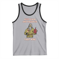 Funny Passover Drinking Tank Top Keep Calm And Passover That Wine Jewish
