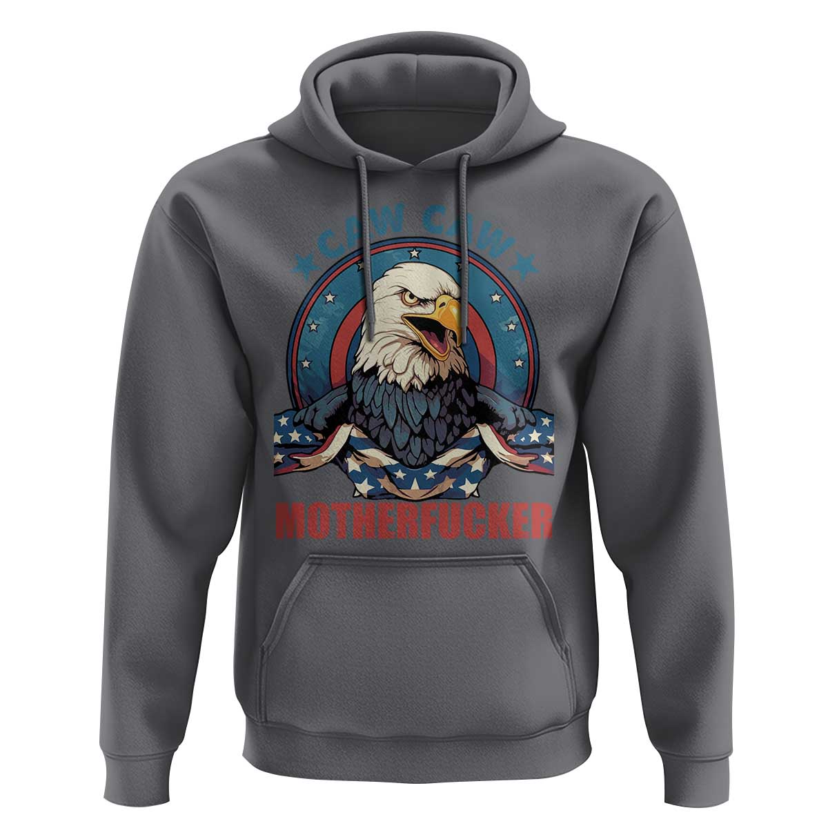 American Eagle Hoodie Caw Caw Motherfucker - Wonder Print Shop