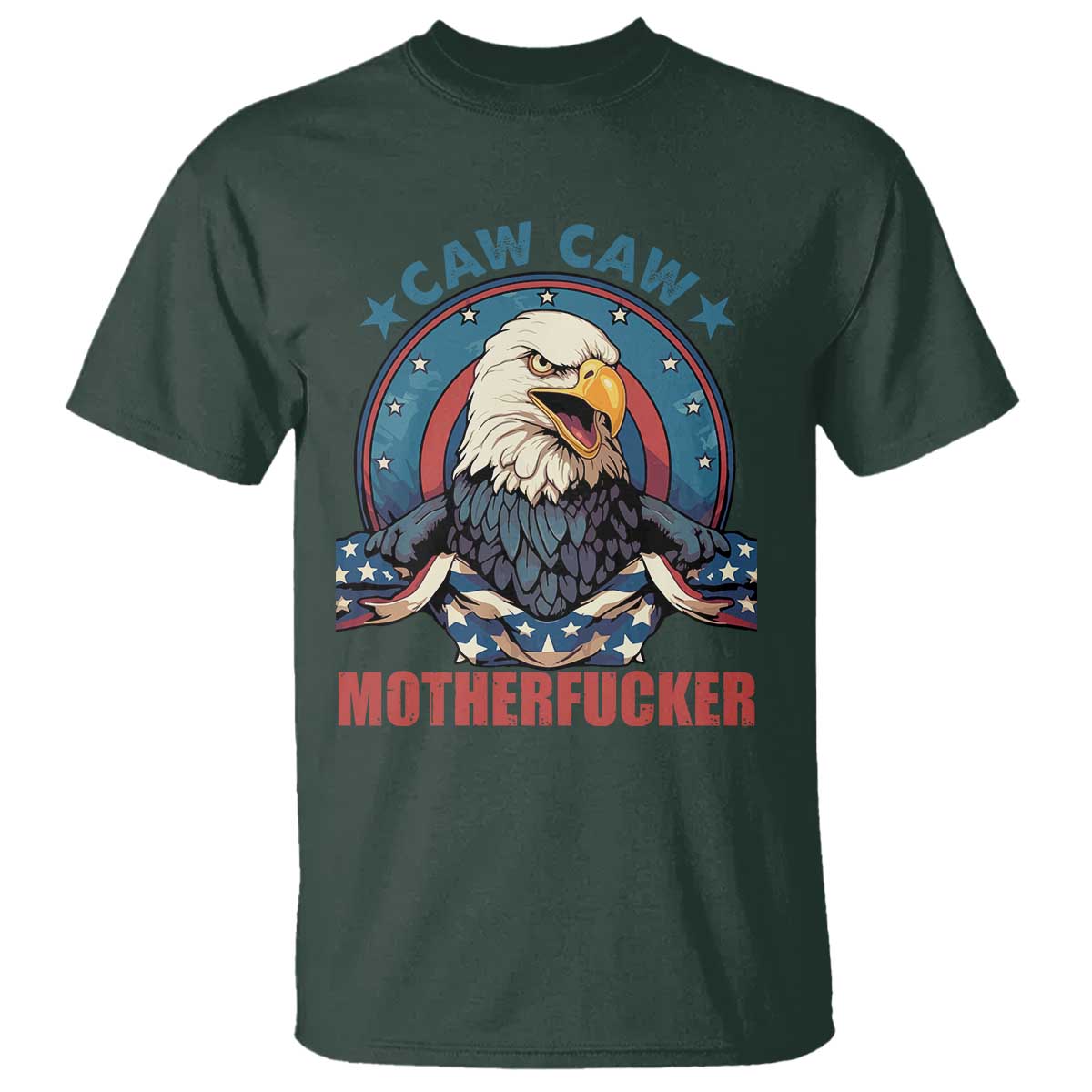 American Eagle T Shirt Caw Caw Motherfucker - Wonder Print Shop