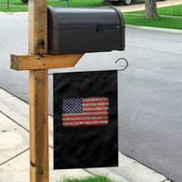 Pledge of Allegiance USA Flag Vintage Patriotic Graphic Garden Flag One Nation Under God Liberty and Justice for All