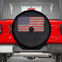 Pledge of Allegiance USA Flag Vintage Patriotic Graphic Spare Tire Cover One Nation Under God Liberty and Justice for All