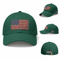 Pledge of Allegiance USA Flag Vintage Patriotic Graphic Baseball Cap One Nation Under God Liberty and Justice for All