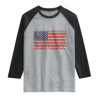 Pledge of Allegiance USA Flag Vintage Patriotic Graphic Raglan Shirt One Nation Under God Liberty and Justice for All