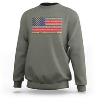 American Patriotic Sweatshirt I Pledge Allegiance To The Flag Of The USA One Nation Under God TS02