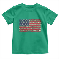 Pledge of Allegiance USA Flag Vintage Patriotic Graphic Toddler T Shirt One Nation Under God Liberty and Justice for All