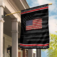 Pledge of Allegiance USA Flag Vintage Patriotic Graphic Patriotic Garden Flag One Nation Under God Liberty and Justice for All