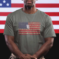 American Patriotic T Shirt I Pledge Allegiance To The Flag Of The USA One Nation Under God TS02