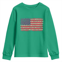 Pledge of Allegiance USA Flag Vintage Patriotic Graphic Youth Sweatshirt One Nation Under God Liberty and Justice for All