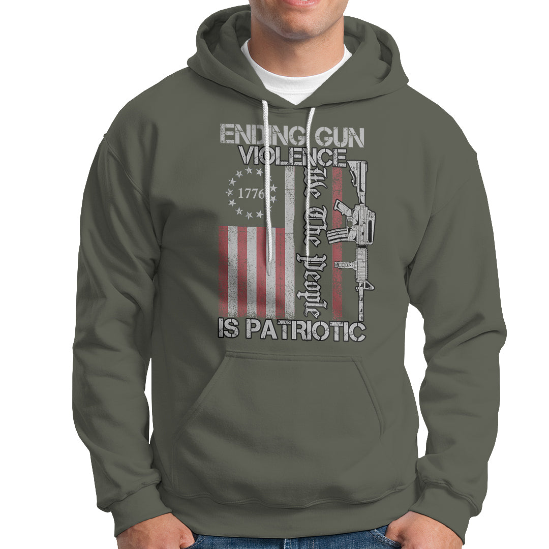 Ending Gun Violence We The People Is Patriotic Hoodie - Wonder Print Shop