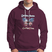 American Patriotic Hoodie God Bless America Land That I Love - Wonder Print Shop
