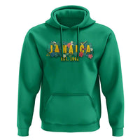 Jamaica Est 1962 Tropical Independence Hoodie Doctor Bird and Hibiscus Botanical Travel Souvenir