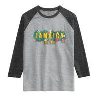Jamaica Est 1962 Tropical Independence Raglan Shirt Doctor Bird and Hibiscus Botanical Travel Souvenir