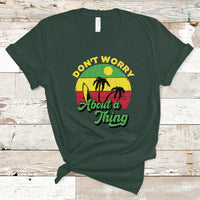 Jamaica T Shirt Don't Worry About A Thing Retro Caribbean Jamaica Reggae - Wonder Print Shop