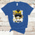 Childhood Cancer Awareness T Shirt Mom Of A Warrior Messy Bun Gold Ribbon Support Squad - Wonder Print Shop