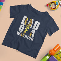 Childhood Cancer Awareness T Shirt For Kid In This Family Nobody Fights Alone Gold Ribbon Support Squad - Wonder Print Shop