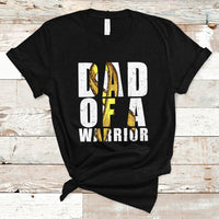 Childhood Cancer Awareness T Shirt In This Family Nobody Fights Alone Gold Ribbon Support Squad - Wonder Print Shop