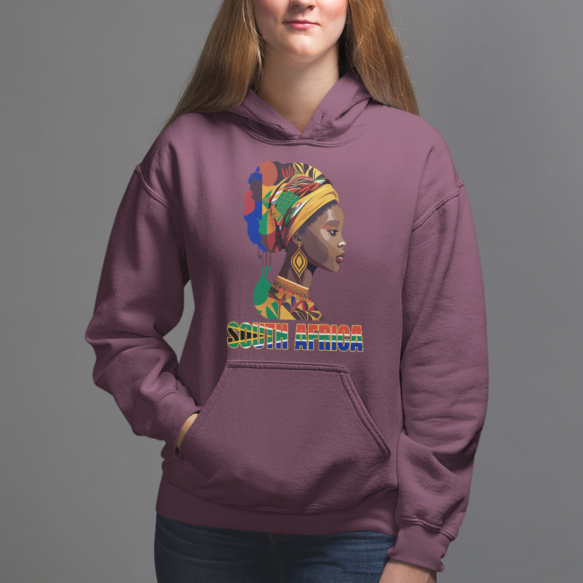 South African Women Hoodie South Africa Pride Black Africans Coloureds - Wonder Print Shop