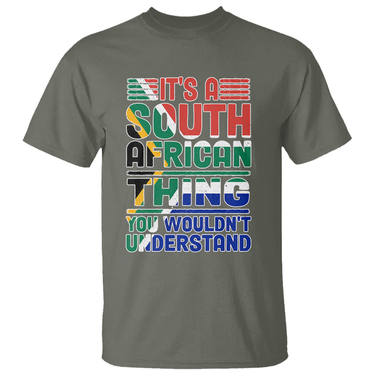 South Africa T Shirt Flag It's A South African Thing You Wouldn't Understand Funny - Wonder Print Shop