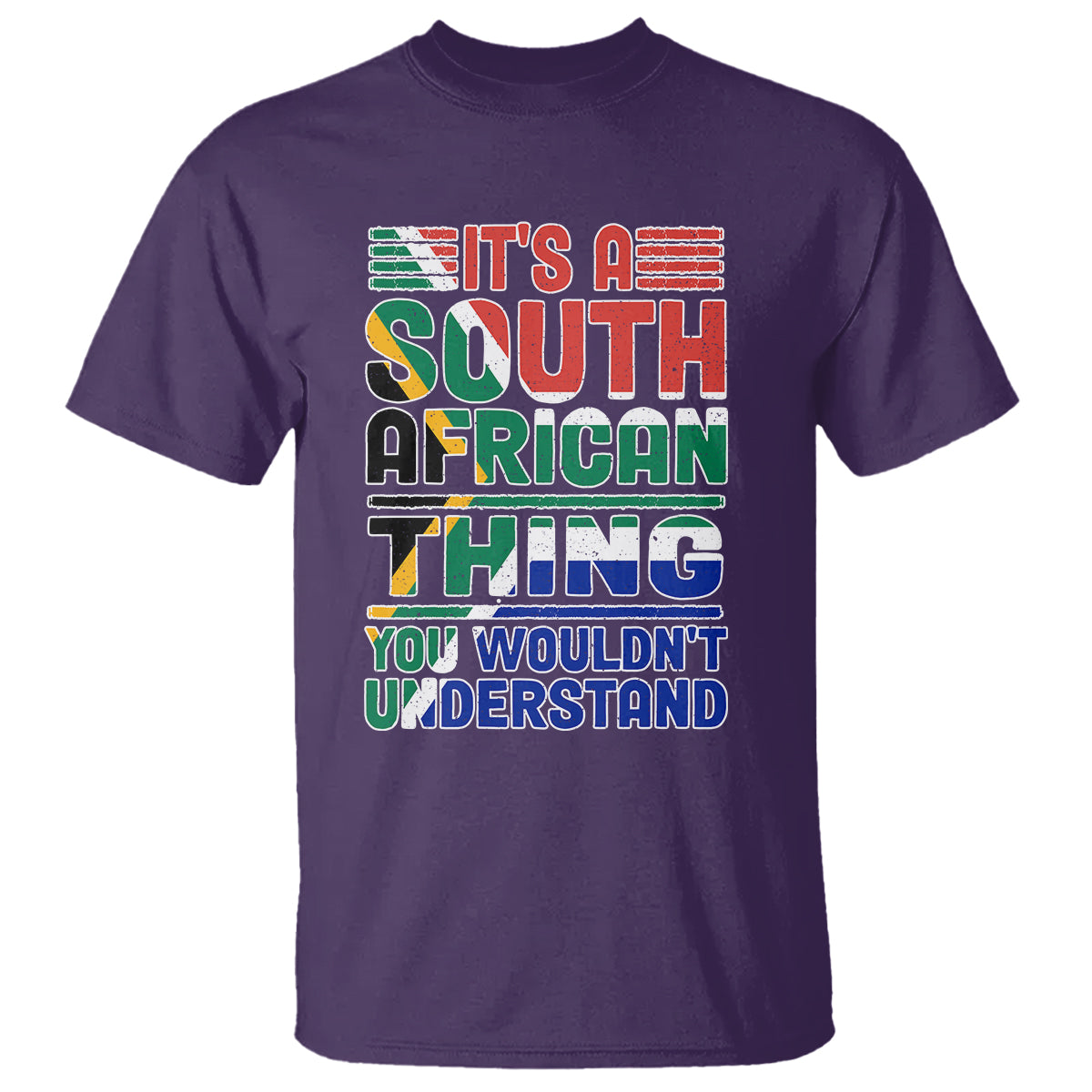 South Africa T Shirt Flag It's A South African Thing You Wouldn't Understand Funny - Wonder Print Shop