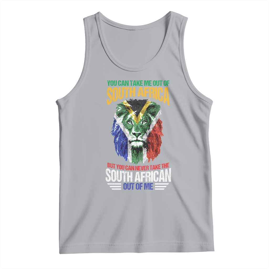 South Africa Pride Tank Top You Can Never Take The South African Out Of Me
