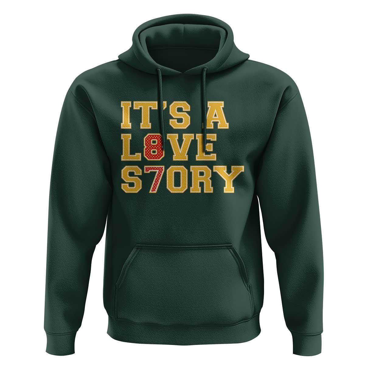 It’s a Love Story 87 Hoodie Inspired Football Romance - Wonder Print Shop