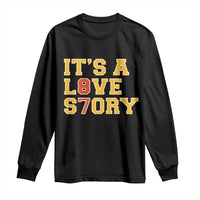 It’s a Love Story 87 Long Sleeve Shirt Inspired Football Romance - Wonder Print Shop