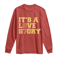 It’s a Love Story 87 Long Sleeve Shirt Inspired Football Romance - Wonder Print Shop