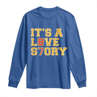 It’s a Love Story 87 Long Sleeve Shirt Inspired Football Romance - Wonder Print Shop