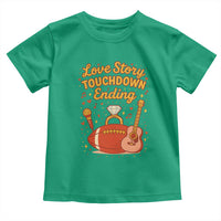 Love Story Touchdown Ending Toddler T Shirt Football And Music Engagement - Wonder Print Shop