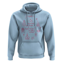 My Favorite Gym Teacher and English Teacher Are Getting Married Hoodie Retro Coquette Bow Wedding Love Story - Wonder Print Shop