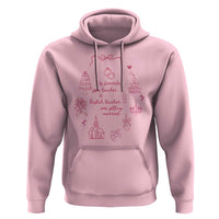My Favorite Gym Teacher and English Teacher Are Getting Married Hoodie Retro Coquette Bow Wedding Love Story - Wonder Print Shop