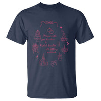 My Favorite Gym Teacher and English Teacher Are Getting Married T Shirt Retro Coquette Bow Wedding Love Story - Wonder Print Shop