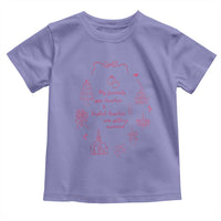 My Favorite Gym Teacher and English Teacher Are Getting Married Toddler T Shirt Retro Coquette Bow Wedding Love Story - Wonder Print Shop